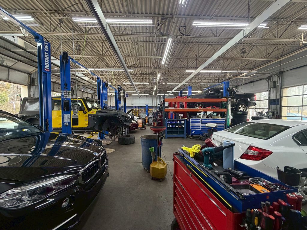 Garage bays
